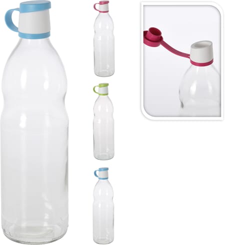 GLASS FLASKE 1 LITER 1/12