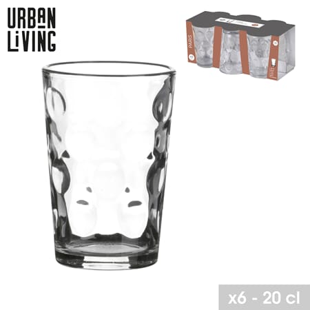 GLASS 6PK 20CL PARIS 1/8